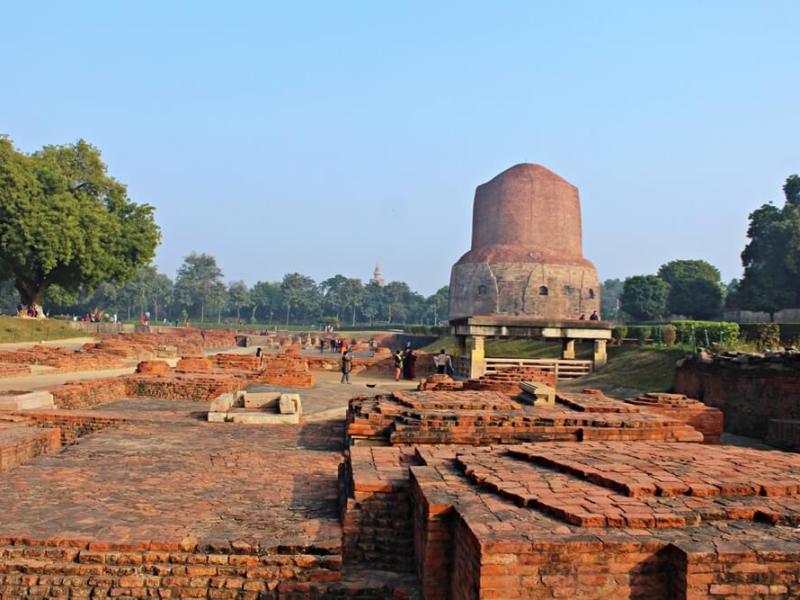 Early morning trip to the Sarnath archaeological&nbsp;site