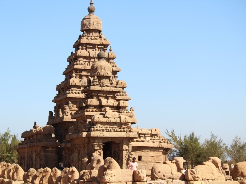 The ancient group of monuments at&nbsp;Mamallapuram