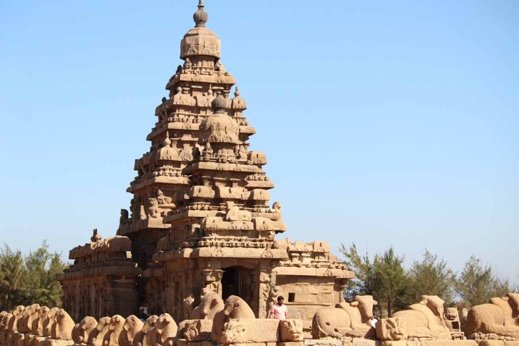 The ancient group of monuments at Mamallapuram