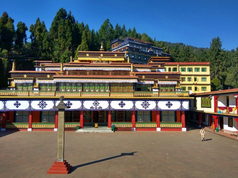The colourful Rumtek Monastery of Gangtok